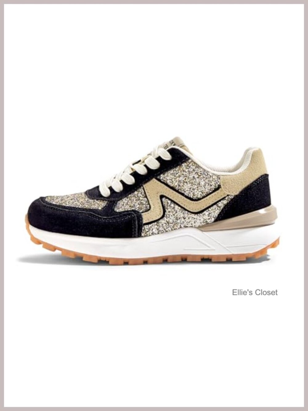 Retro Fashion Casual Sneakers Slip-Resistant Chunky Walking Shoes Lace-Up